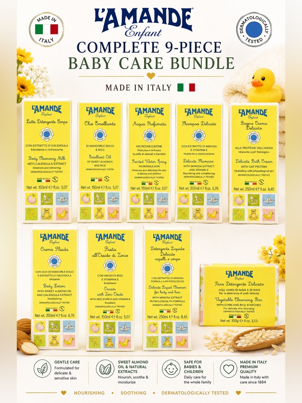 L’Amande 9 Piece Set